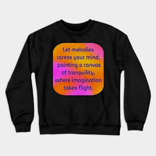 Music is life Crewneck Sweatshirt